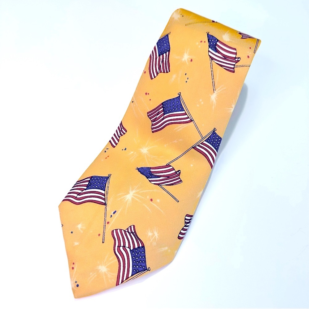 Polo Ralph Lauren Silk Tie American Flag